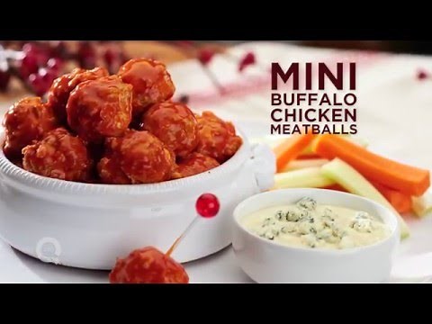 How to Make Mini Buffalo Chicken Meatballs: In the Kitchen with David Venable