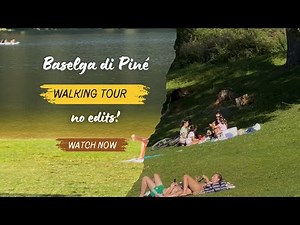 Baselga di Piné walking tour in summer #italy
