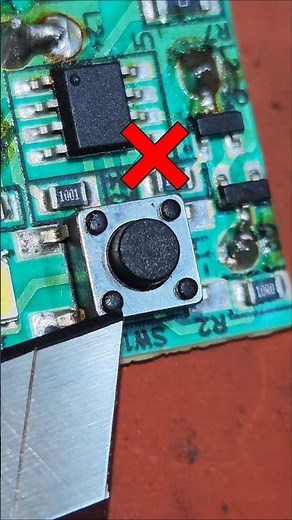 Kharab Button Repair kre #shorts #Button #repair #trending #pcb #electrical #tips #minecraft #tips
