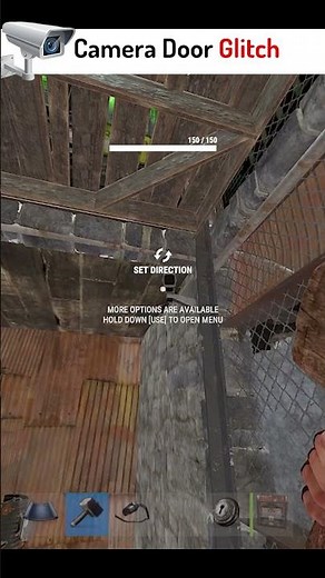 How to Place Camera Through Door Glitch in Rust #cableguyrust #rust #rustpcgame #rustgame #gaming