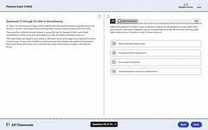 Practice Exam 3 MCQHighlights \& NotesMoreQuestions 27 thro... | Filo
