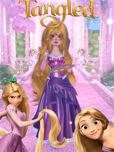 DTI - Dress as Rapunzel in Roblox