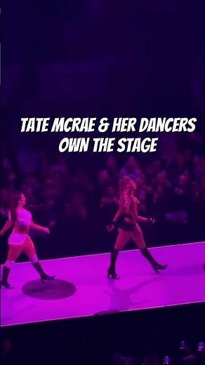 Tate McRae & Her Dancers OWN the Stage#tatemcrae #misspossessivetour #itsokimok #shorts #concert