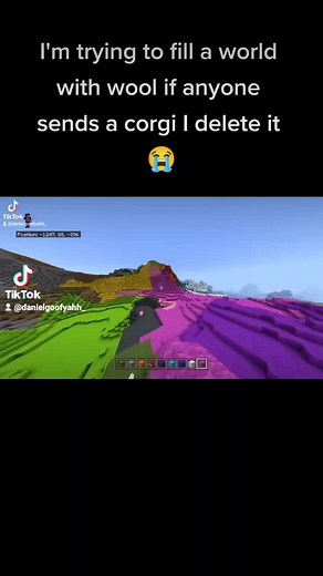 Exploring Minecraft's Colorful Landscapes with Corgi