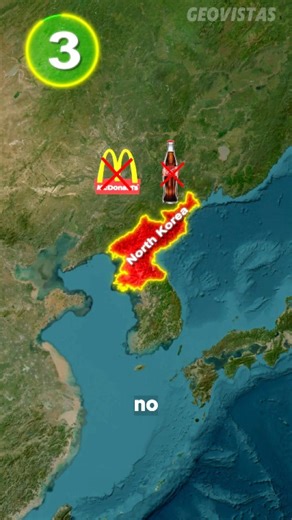 Countries with Zero McDonald’s. ❌🍔 #facts #shorts #countries #map