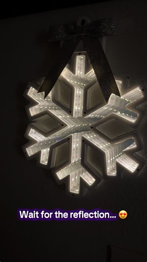 This 4D snowflake lantern is PURE winter magic ❄️✨ The mirrored panels create a stunning 3D glow that makes any space feel cozy, elegant, and festive in seconds. Hang it once and your entire room transforms. If you’re decorating for winter or Christmas, this is a must-have statement piece 🤍 #christmasmagic #cozywinter #holidayvibes #homeglowup #winteraesthetic