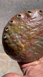 A bronze abalone shell made to complete a tide pool sculpture installation for a private residence. #abalone #tidepools #wildlifeart #lagunabeach | Casey Parlette Sculpture