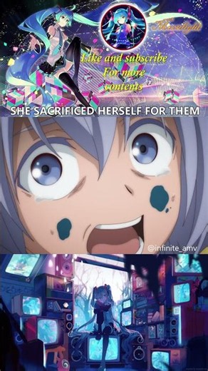 SHE SACRIFICED HERSELF FOR THEM 💔😥 || #anime #animeedit