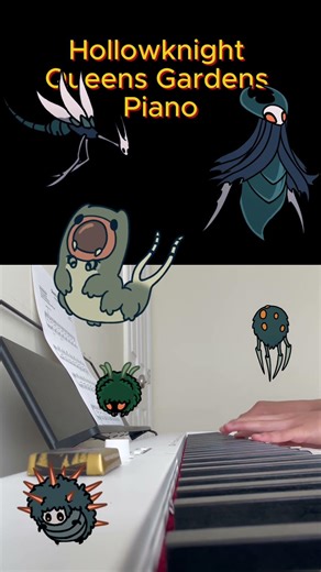 Hollowknight Queens Gardens Piano #piano #hollowknight