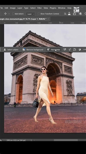 388K views · 1.3K reactions | sonctrlz (on TikTok) shows how Harmonize speeds up their creative process ️ #MadeWithPhotoshop | Adobe Photoshop | Facebook