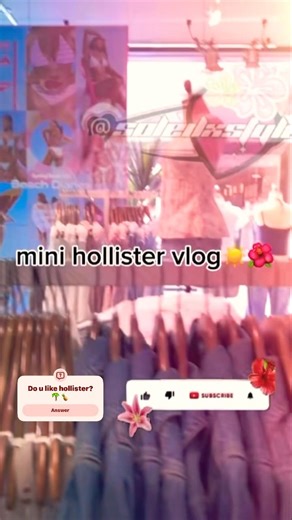 Mini hollister vlog🦩 #foryou #fyp #viral #vlog #dance #trend #hollister #vlog