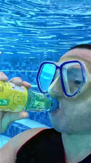 Burp Milkis Milk Yogurt vs Ramune Pineapple Underwater