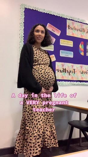 A Day in the Life of a VERY pregnant teacher