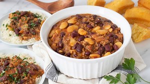 Cozy stovetop calico beans recipe