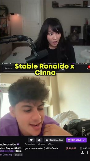 Ron wants Cinna to come to the Faze House...