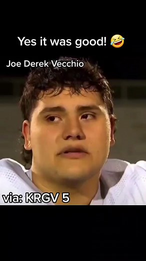 This was a great interview moment! Texas High School Football! Joe Derek plays for PSJA North. #footballtiktok #footballvideo #footballedit #highschoolfootball