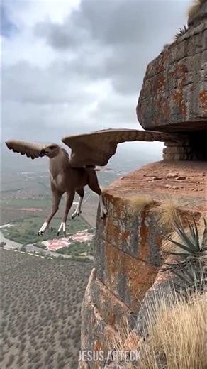El Hipogrifo sale de la cueva