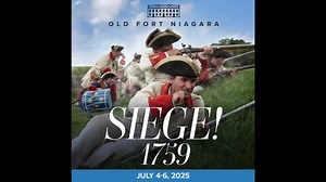 Experience history like never before! Step back in time to 1759 and witness the dramatic Siege of Fort Niagara. 📅 July 4–6, 9 am to 5 pm Don’t miss this 45th annual French & Indian War reenactment at Old Fort Niagara -- our biggest event of the year! Plan your visit today! | Old Fort Niagara