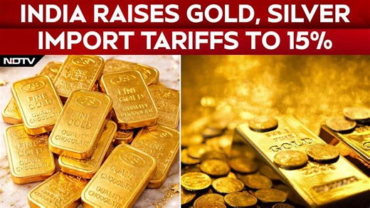 Gold news | India raises gold, silver import tariffs to 15% to curb overseas purchases