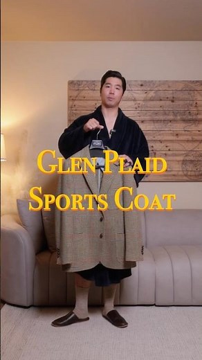 Let’s Style : Glen Plaid Sport Coat from Brooks brothers for Winter Date Night Outfit || Menswear