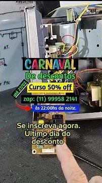 Relés da placa do microondas e suas funções!