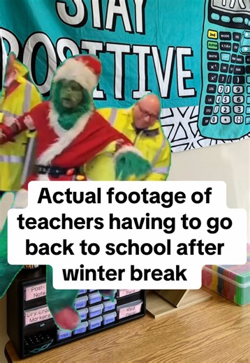 Teachers Back to School After Winter Break Humor
