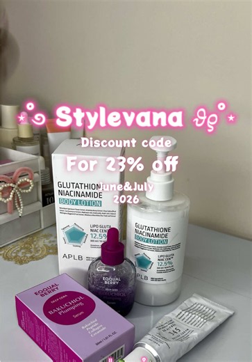 New working stylevana discount code june and july 2026 for 23% off #stylevanacode #stylevanacode2026 #stylevanacoupon #stylevana #koreanskincare
