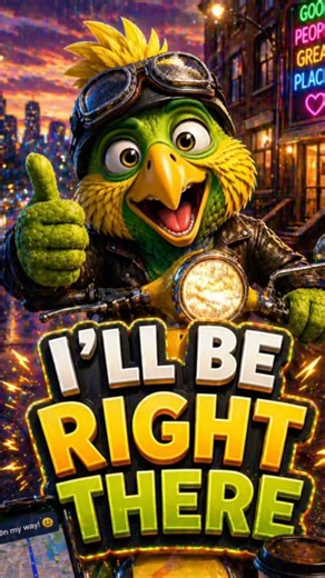 I’ll be right there ⏳ sound fluent in English with Saylo 🦜