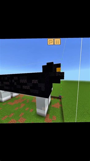 The 2 cat statues! #minecraft #viral #shorts #build