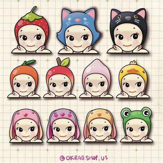 The Cutest Baby Peeker Sticker! | Fruit & Animal Hats | Car Slaps | Weather Proof | Updated With New Designs⁺ - Etsy