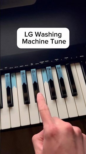 LG Washing Machine Tune (Piano Tutorial) #lgwashingmachine #pianotutorial #pianocover #piano
