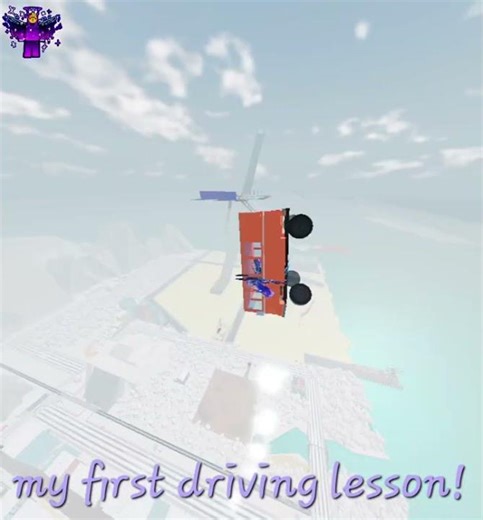 My first driving lesson!