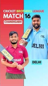 Chandigarh vs Delhi | Match-16 | #cricket #cricketbrothers #shorts