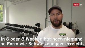 Sportmediziner sprechen vom Adonis-Komplex. | rbb24