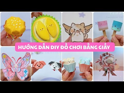 Hướng dẫn làm đồ chơi bằng giấy cùng BIBI DIY NHA, CÁCH LÀM DIY mọi thứ bằng giấy