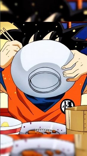 Goku Eats Like a Beast! 🍖😄 Saiyan Appetite on Full Display | Dragon Ball Super