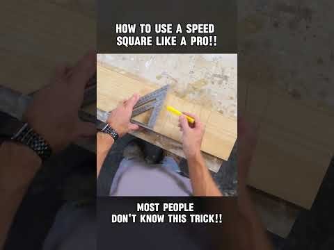 How To Use a Speed Square Like a Pro 📐🔨 Beginner to Pro Guide