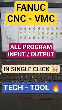 Program Transfer Process for Fanuc VMC CNC | All Program Bacup | Transfer #fanuc #cnc #technology
