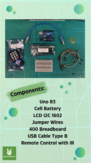 Circuitrocks "Arduino IR Remote Control Display" An Arduino LCD IR...