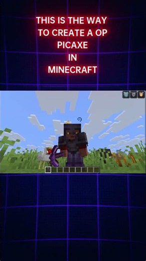 This Is The True Way To Create An OP Pickaxe In Minecraft! ⛏️🔥
