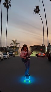 A-ha …new board @ghostlongboard 💙 #guitarist #longboard #loop #skateboarding #80smusic | Prestyn Smith