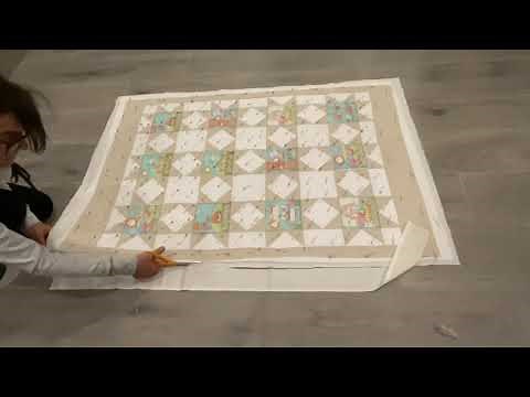 Aprende a Acolchar una Colcha de Patchwork en 5 minutos.