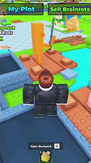 slowly making my way up the world fishing a brainrot #roblox