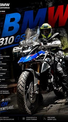 BMW G310 GS Modified 🔥 #bmwgs310 #g310gs #bmw #gs #shorts