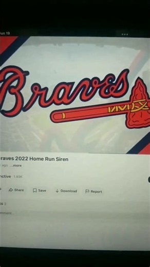 Atlanta Braves 2025 Home Run Horn And Siren!