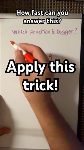 Comparing fractions with different denominators, example part 3 #mathematics #algebra