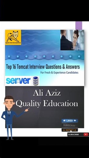 Apache Tomcat Interview Questions and Answers 🚀 | Java Interview Tips | ‪@AliAzizQualityEducation‬