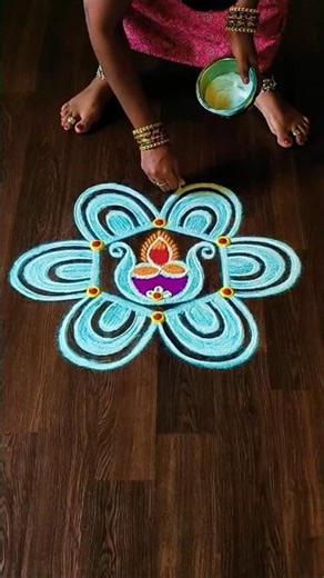 குட்டி கோலம் daily simple and beautiful rangoli kolam designs #rangoli #shortsfeed #ytshorts #yt