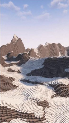 Custom Map Shattered Lands | Frostgrave Mountains #custommap #minecraft #minecraftbuilding