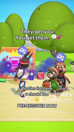 👀 Everyone: “WHO IS THAT?!” 😎 Me: Just a lil’ something called PRE-REGISTERED. #mytalkingtomfriends2 #friends2